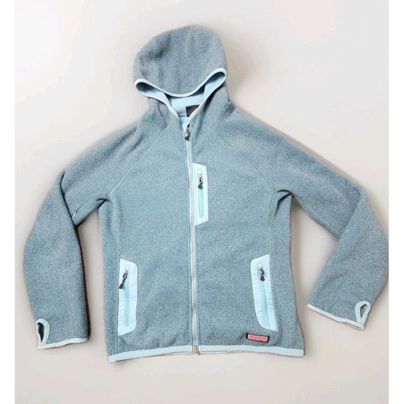Vineyard Vines Jackets & Blazers - Vineyard Vines Women's Fleece Hoodie Jacket Full Zip Blue Size S